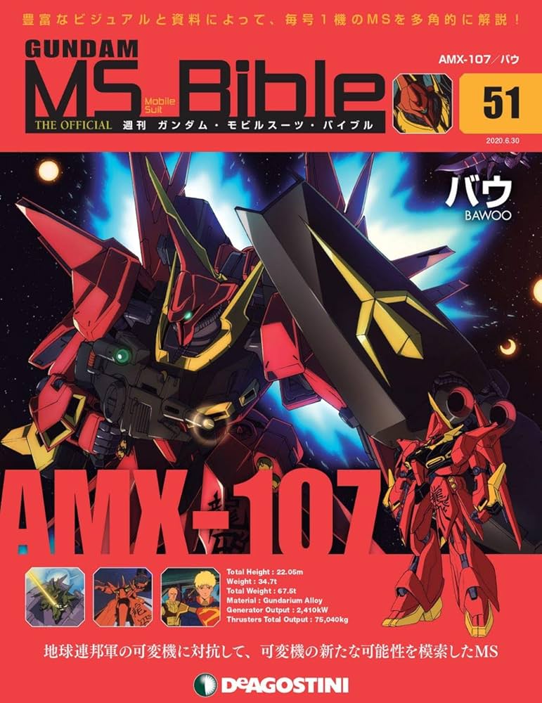DeAGOSTINI ディアゴスティーニ ガンダム モビルスーツバイブル Amazon.co.jp: ガンダムモビルスーツバイブル 創刊号 [分冊百科